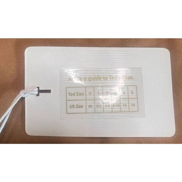 Ted Baker Ursina Suede Wrap Miniskirt NWT Size 2 - Picture 8 of 12